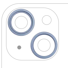 1735177278-676cb43e5aef2 Back Camera Bezel Ring Only Compatible For iPhone 14 / 14 Plus (Blue) (2 Piece Set) - Apple iPhone 14 Plus