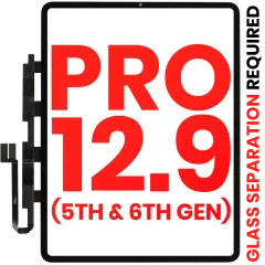 1742314803-67d99d33184bb Digitizer Compatible For iPad Pro 12.9" 5th Gen (2021) / 12.9" 6th Gen (2022) (Glass Separation Required) (Aftermarket Plus) (All Colors) - Apple iPad Pro 12.9 5th Gen (2021)