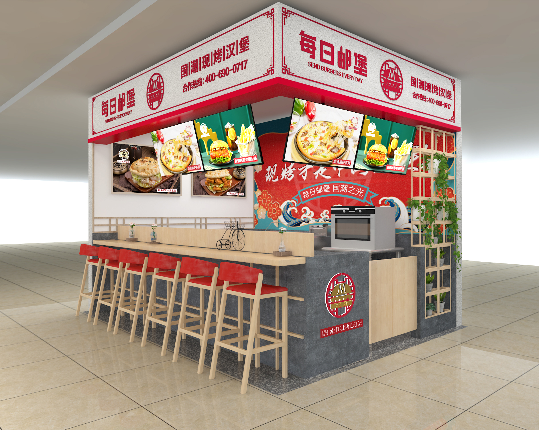 现烤才是中国汉堡 | 全网上线，每日邮堡开启国潮汉堡新纪...