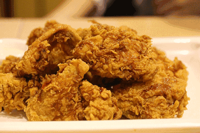 天气预报说：今天该吃炸鸡啦~