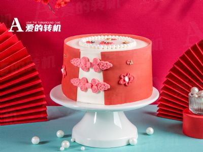 爱的转机鲜花国风蛋糕