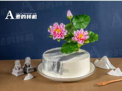 爱的转机鲜花国风蛋糕